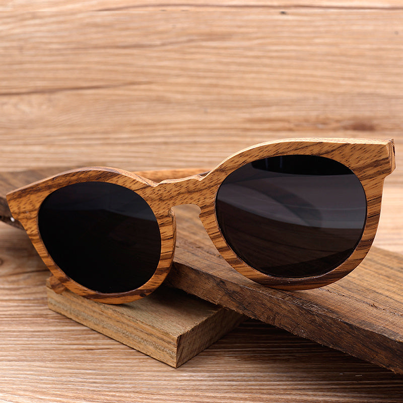 Eco-friendly wooden glasses