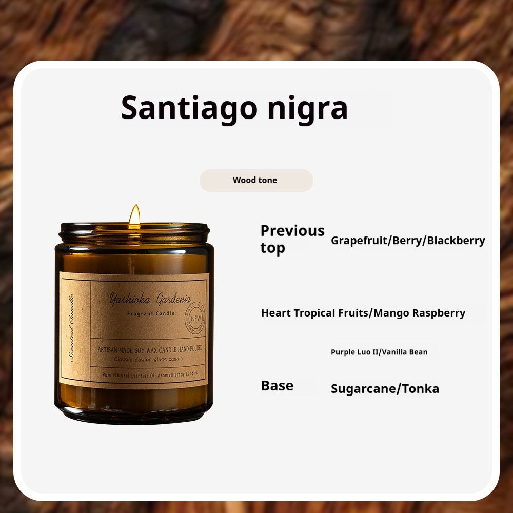 Natural soy wax candle