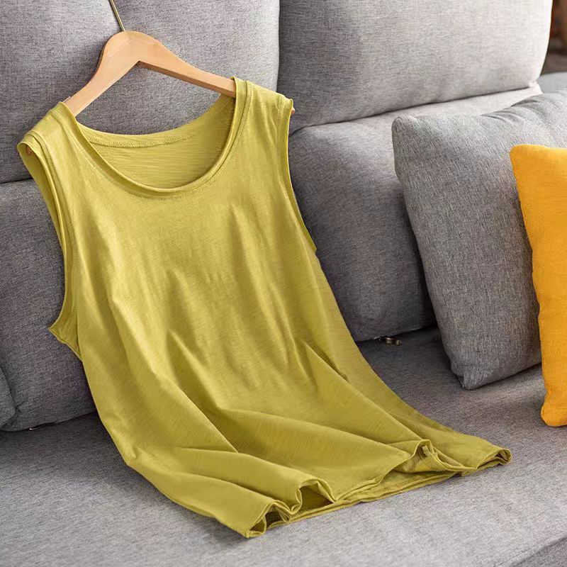 Vintage Cotton and Bamboo Tank Top - Versatile Eco-Friendly Underwear