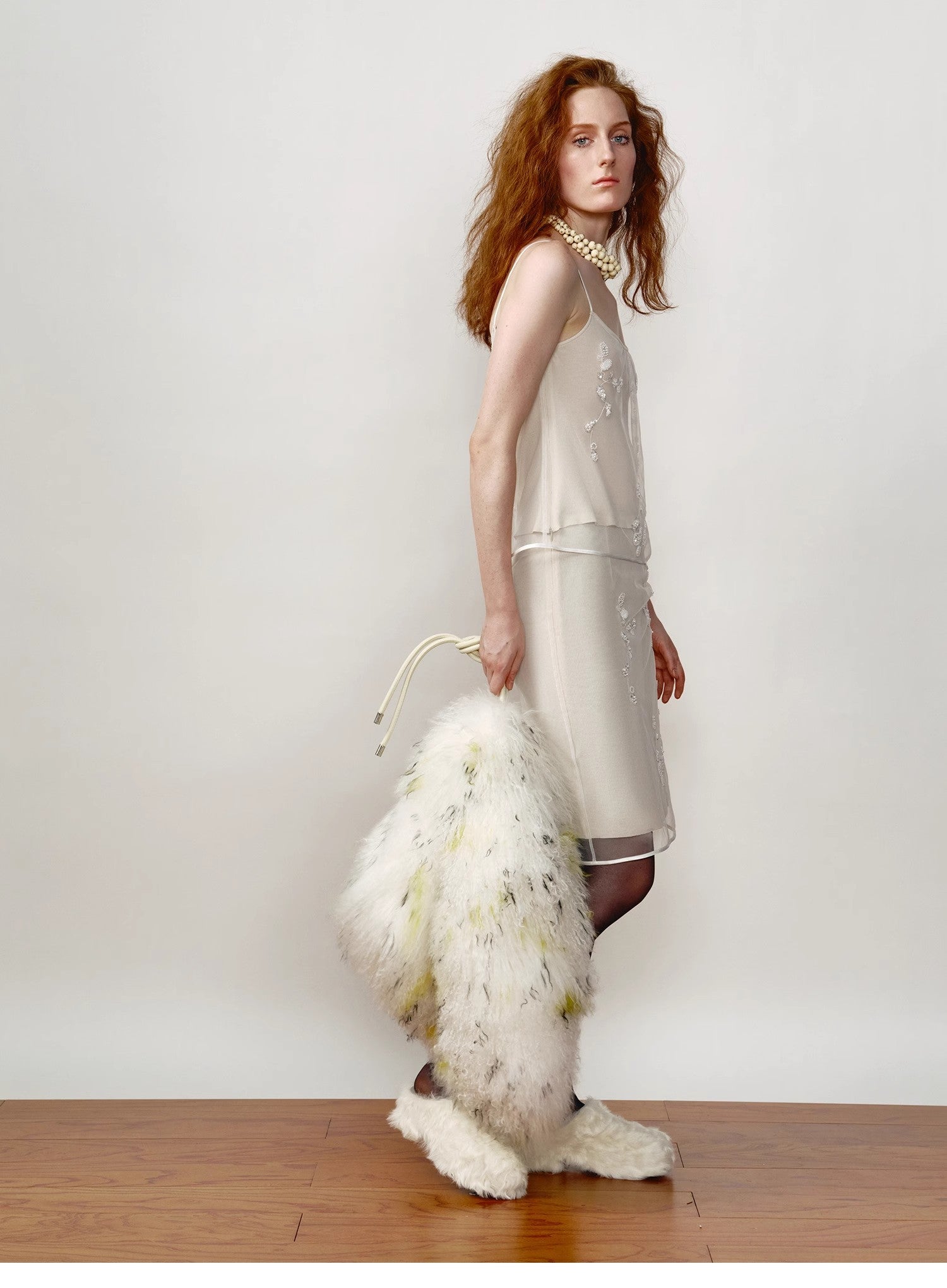 Fur-lined clogs – FF × JW collaboration | Urban elegance &amp; natural comfort