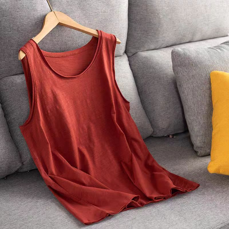 Vintage Cotton and Bamboo Tank Top - Versatile Eco-Friendly Underwear