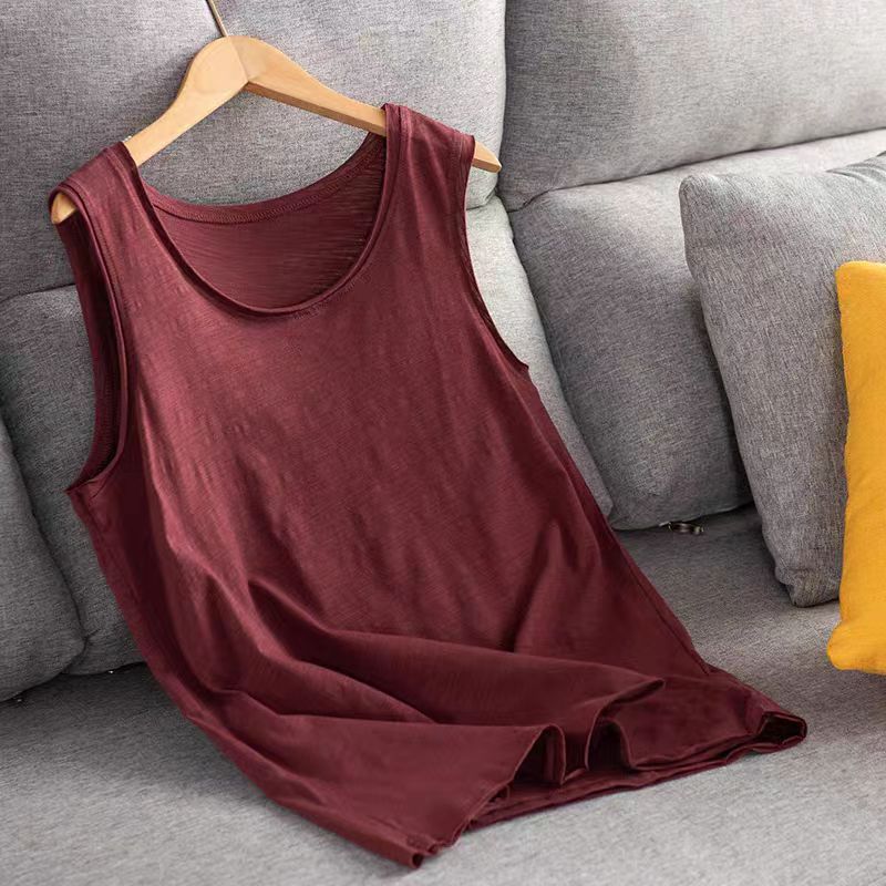 Vintage Cotton and Bamboo Tank Top - Versatile Eco-Friendly Underwear