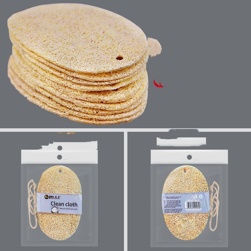 Eco-friendly natural loofah sponge