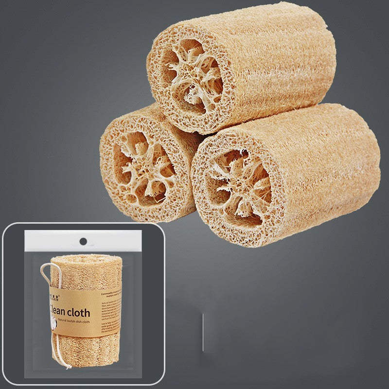 Eco-friendly natural loofah sponge
