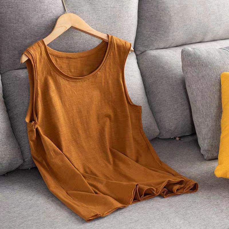 Vintage Cotton and Bamboo Tank Top - Versatile Eco-Friendly Underwear