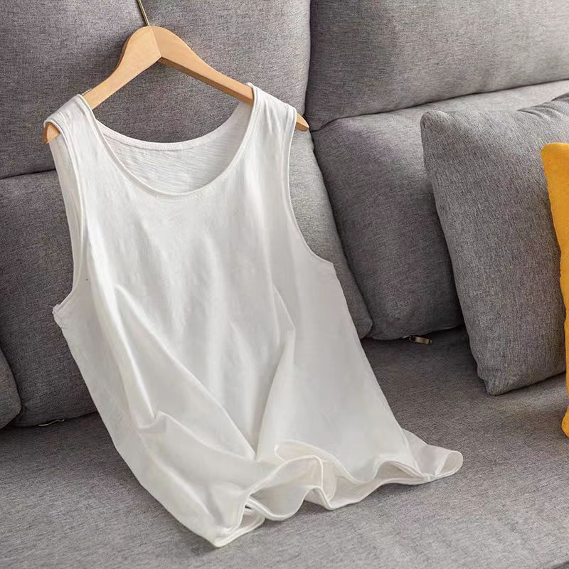 Vintage Cotton and Bamboo Tank Top - Versatile Eco-Friendly Underwear