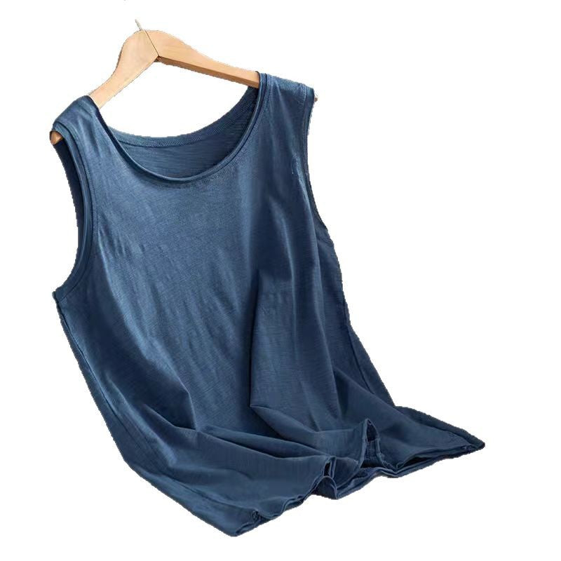 Vintage Cotton and Bamboo Tank Top - Versatile Eco-Friendly Underwear