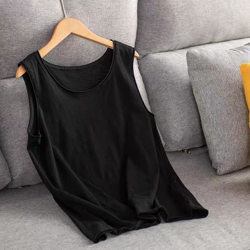 Vintage Cotton and Bamboo Tank Top - Versatile Eco-Friendly Underwear