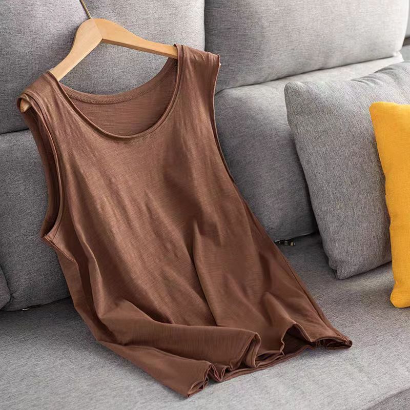 Vintage Cotton and Bamboo Tank Top - Versatile Eco-Friendly Underwear