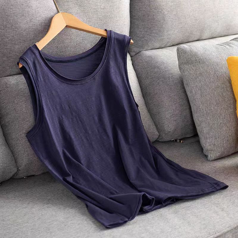 Vintage Cotton and Bamboo Tank Top - Versatile Eco-Friendly Underwear