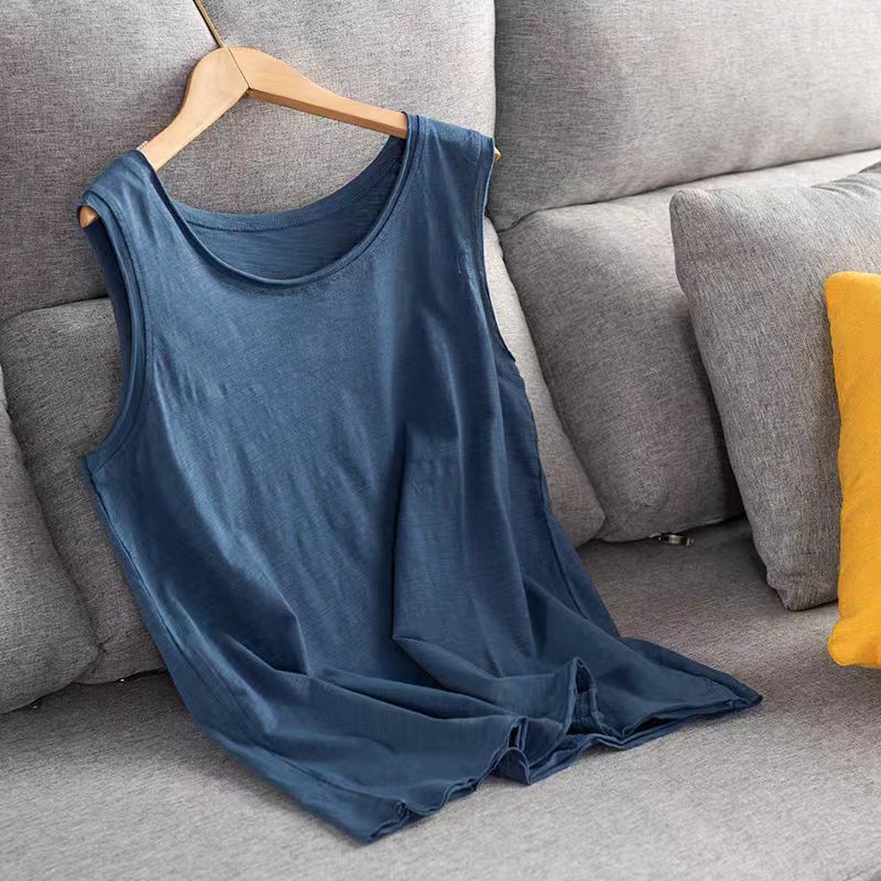 Vintage Cotton and Bamboo Tank Top - Versatile Eco-Friendly Underwear