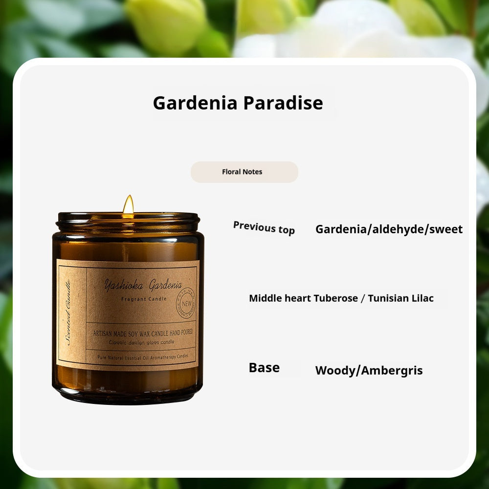 Natural soy wax candle