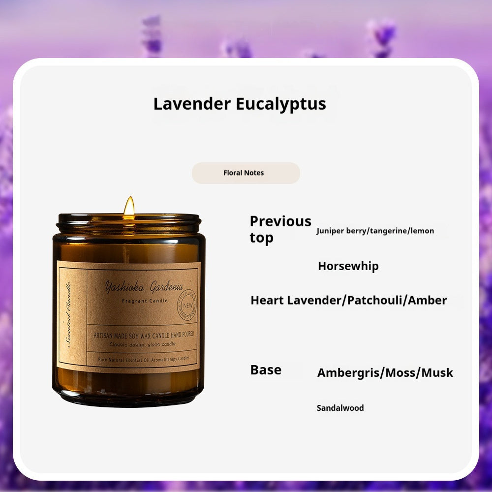 Natural soy wax candle