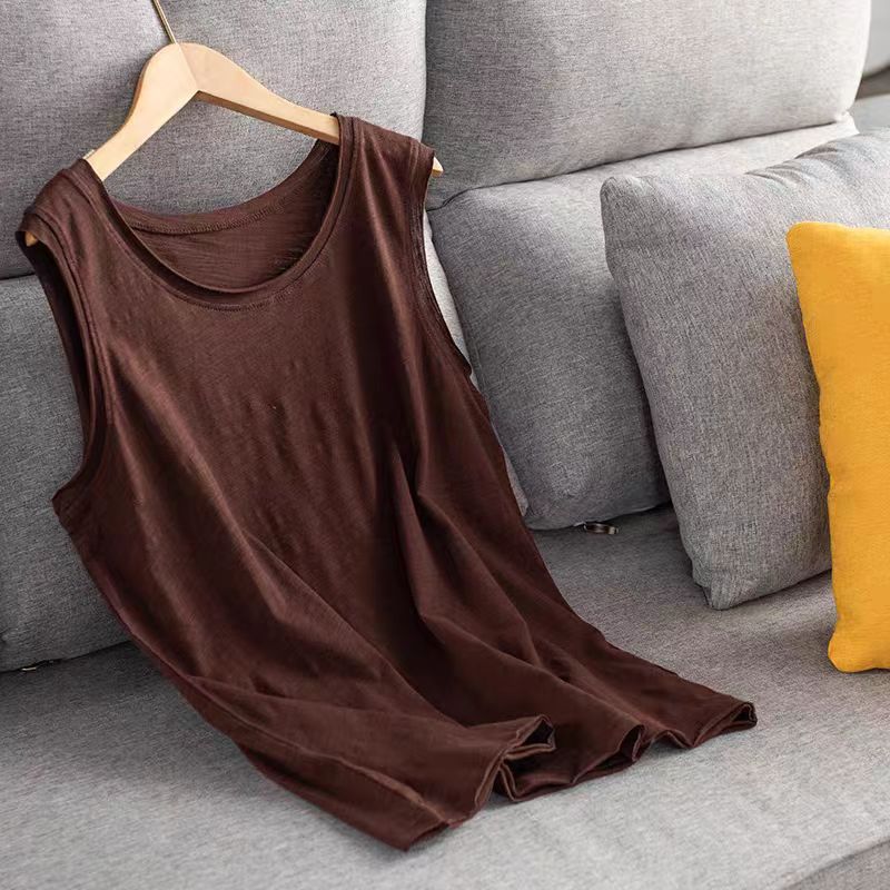 Vintage Cotton and Bamboo Tank Top - Versatile Eco-Friendly Underwear