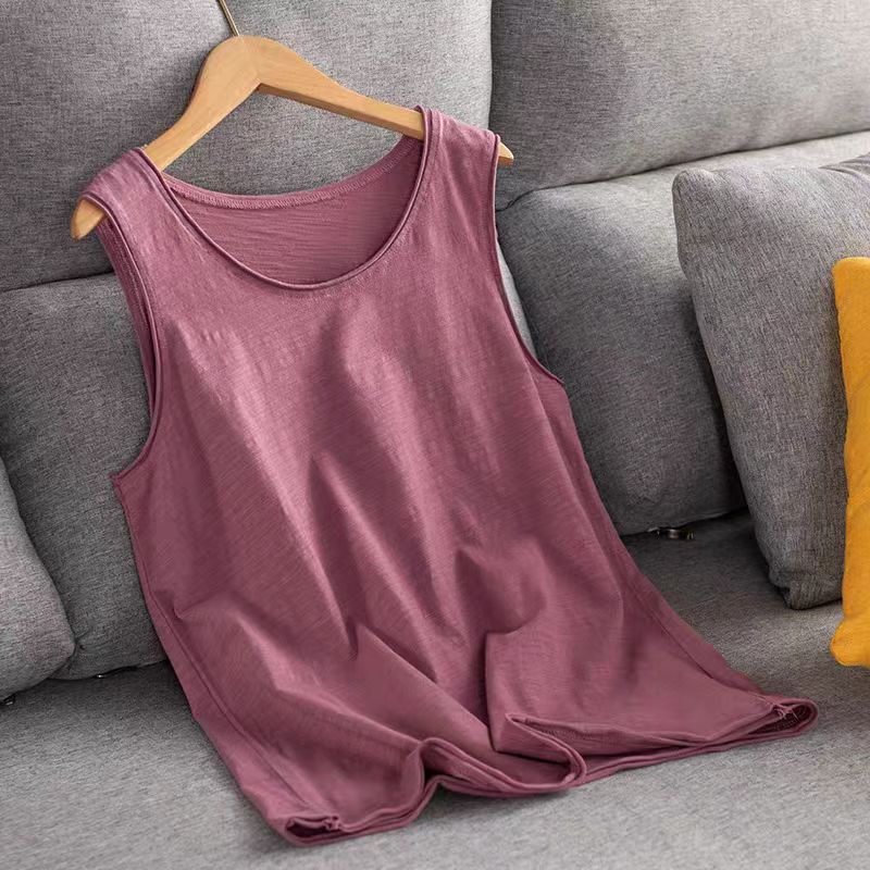 Vintage Cotton and Bamboo Tank Top - Versatile Eco-Friendly Underwear