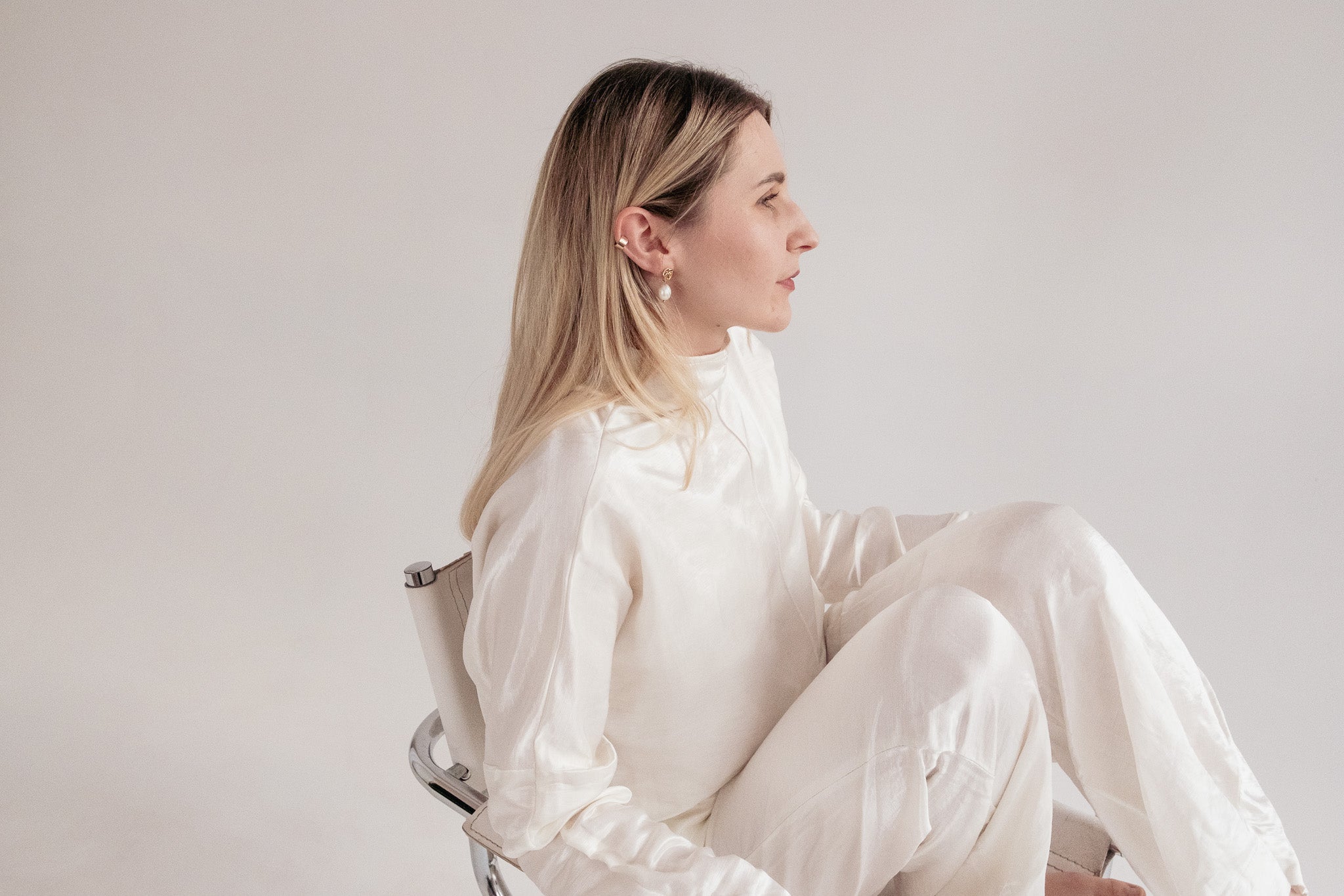 Linen and silk set for natural comfort