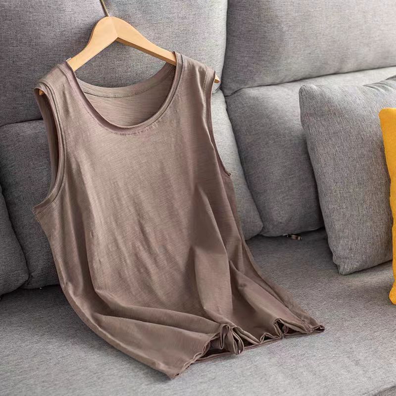 Vintage Cotton and Bamboo Tank Top - Versatile Eco-Friendly Underwear