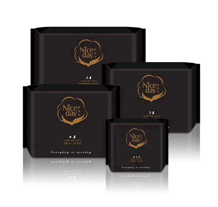 Organic cotton sanitary napkins