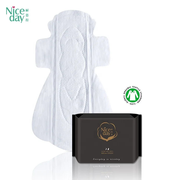 Organic cotton sanitary napkins