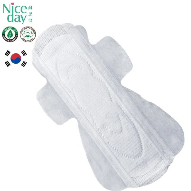 Organic cotton sanitary napkins