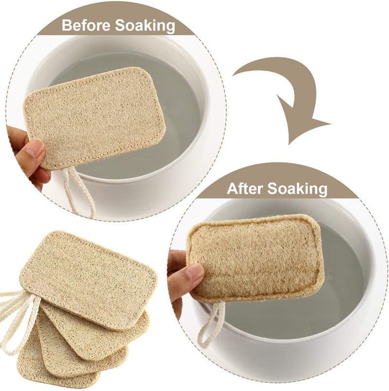 Vegetable loofah kitchen sponge