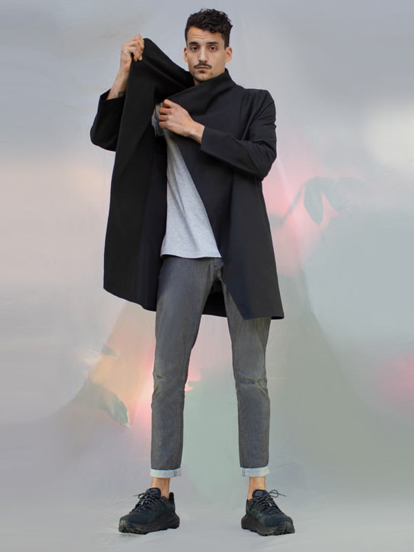 Koto Men's Coat – Limited Edition Ethical &amp; Made in France Black