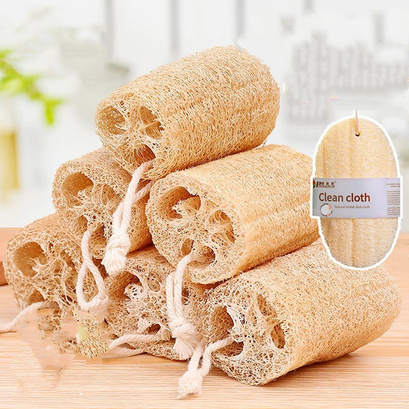 Eco-friendly natural loofah sponge