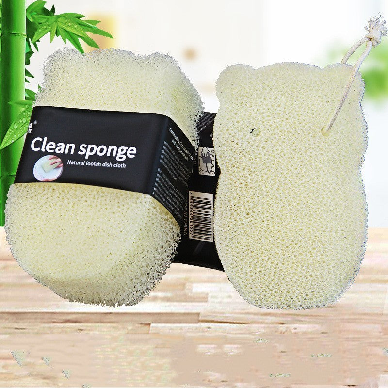Eco-friendly natural loofah sponge