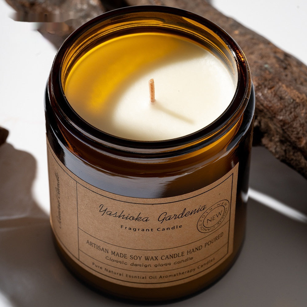 Natural soy wax candle