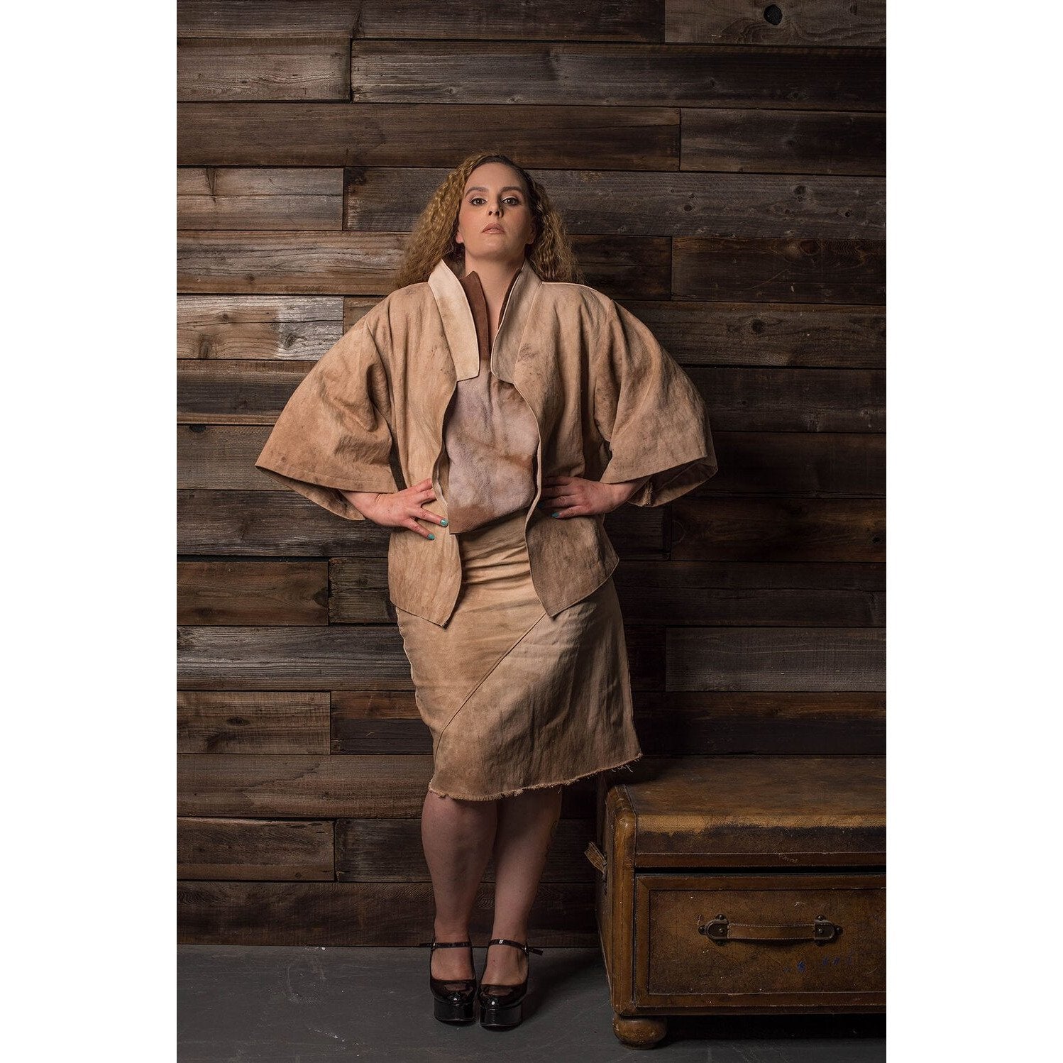 Latte hemp jacket – Natural elegance and ethical awareness